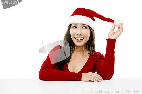 Image of Santa Woman