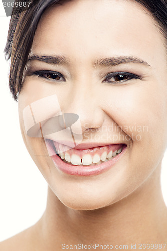 Image of Asian woman laughing