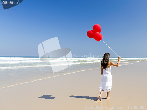 Image of Walking with ballons