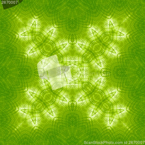 Image of Background with green abstract pattern