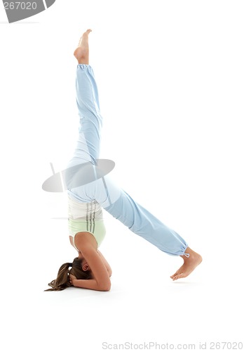 Image of salamba sirsasana supported headstand #3