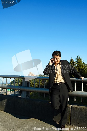 Image of Businessman on the phone