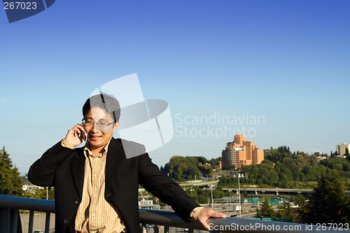 Image of Businessman on the phone