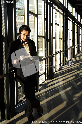 Image of Reading businessman