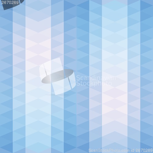 Image of Blue triangles striped pattern