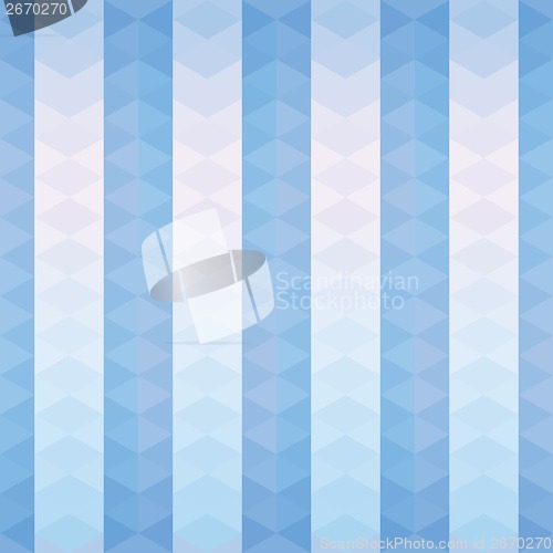 Image of Blue triangles striped pattern