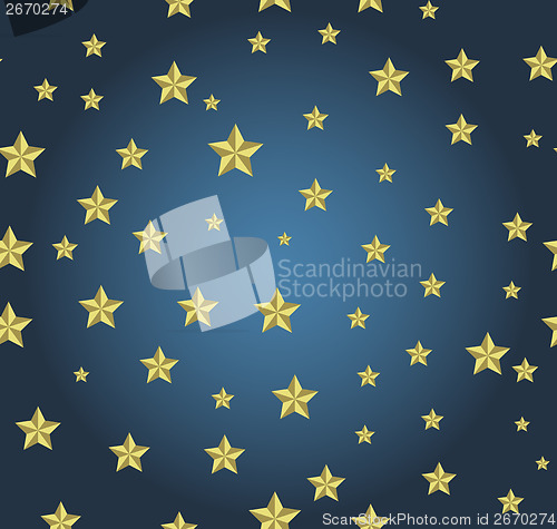 Image of blue background with gold stars