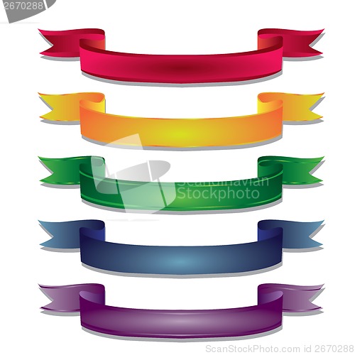 Image of colored ribbon