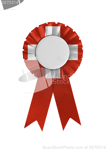 Image of Award ribbon isolated on a white background