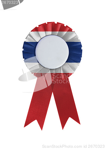 Image of Award ribbon isolated on a white background