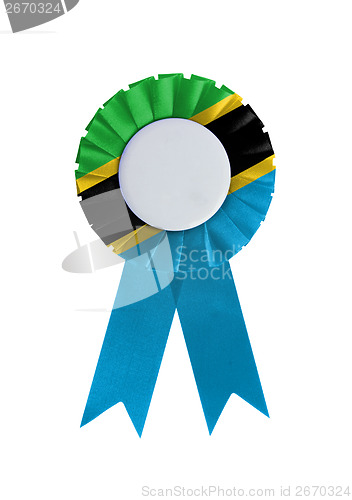 Image of Award ribbon isolated on a white background