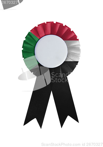 Image of Award ribbon isolated on a white background