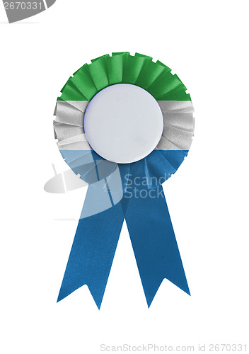 Image of Award ribbon isolated on a white background