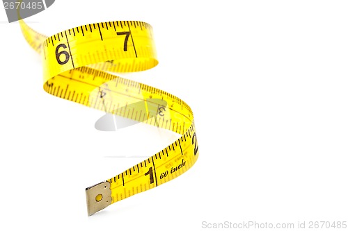 Image of yellow measuring tape