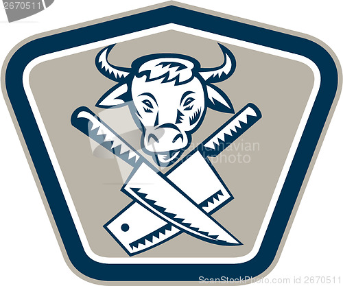 Image of Butcher Knife Cow Head Shield