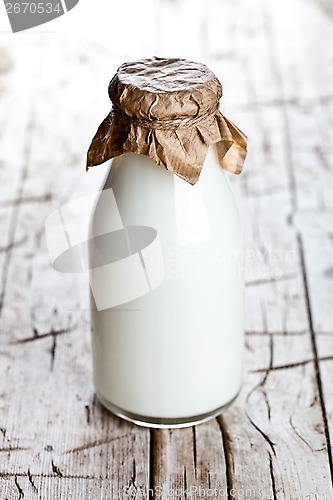 Image of bottle of fresh milk 