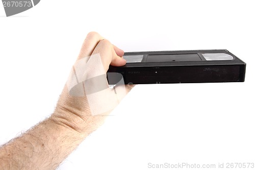 Image of videotape in my hand