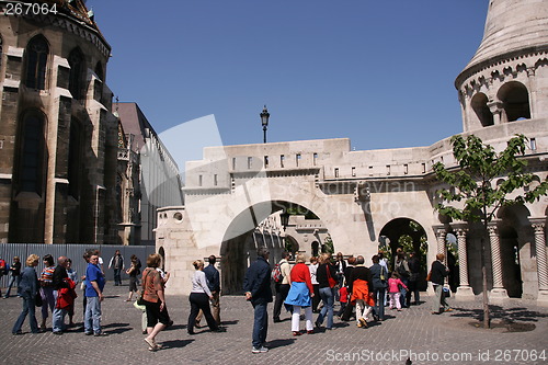 Image of People strolling