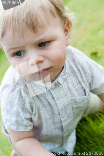 Image of Cute little baby boy