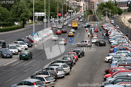 Image of Budapest traffic