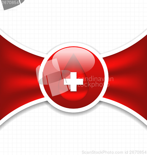 Image of Abstract medical background, blood donation