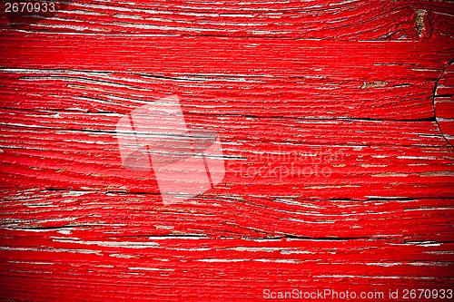 Image of wooden red door background 