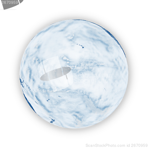 Image of Pacific Ocean on planet Earth