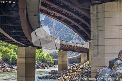 Image of highway in Glenwood Canyon