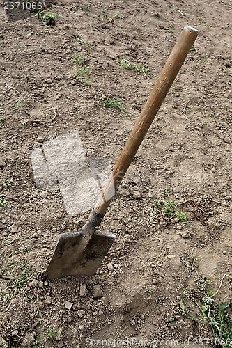 Image of  shovel stuck