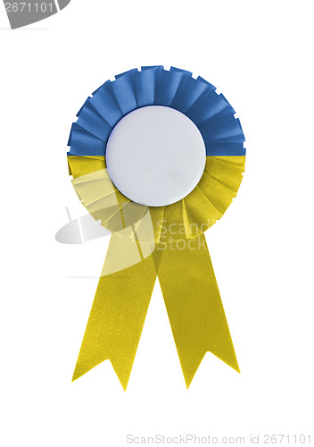 Image of Award ribbon isolated on a white background