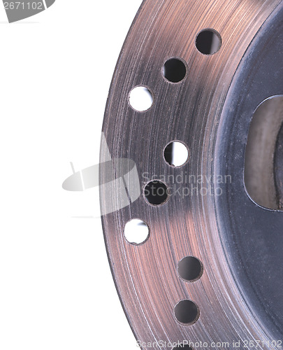 Image of Single disc brake rotor of a motorcycle