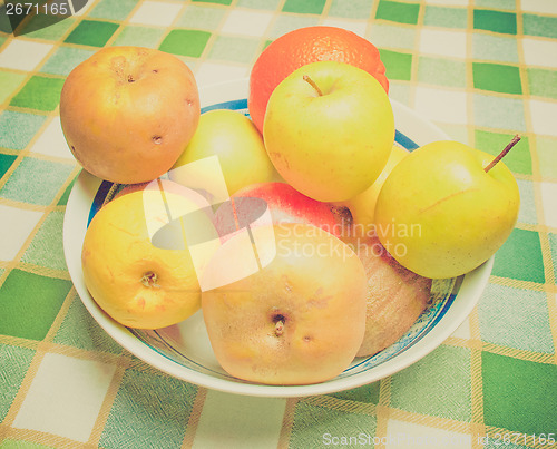 Image of Retro look Fruits