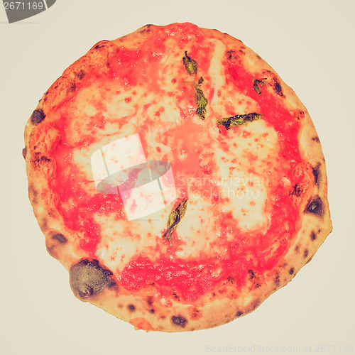 Image of Retro look Pizza Margherita