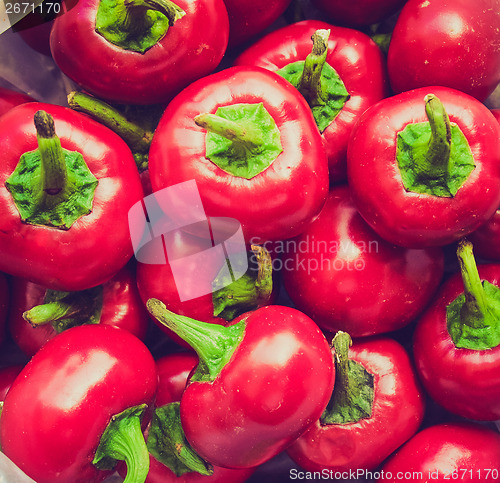 Image of Retro look Peppers picture