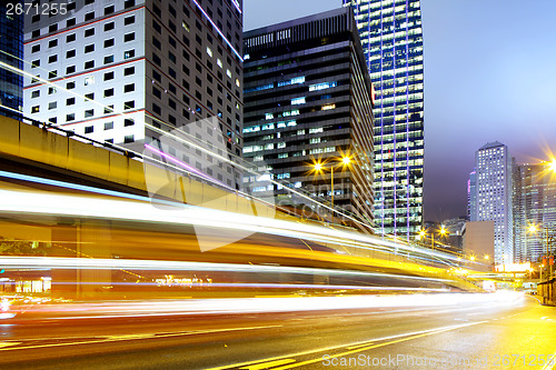 Image of Hong Kong with traffic