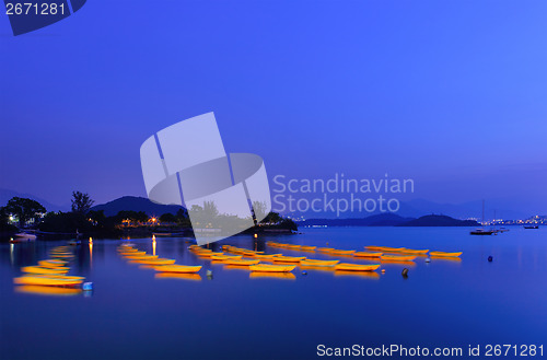 Image of Seascape and boat