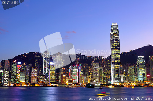 Image of Hong Kong at night