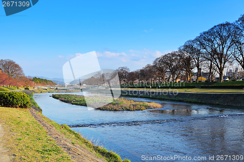 Image of Kamo River in Japan