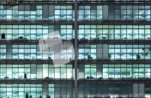 Image of Modern building facade