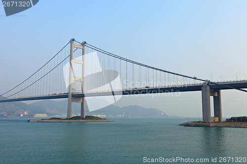 Image of Suspension bridge in Hong Kong