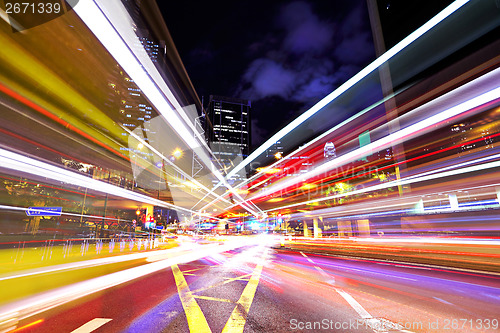 Image of Busy traffic in city