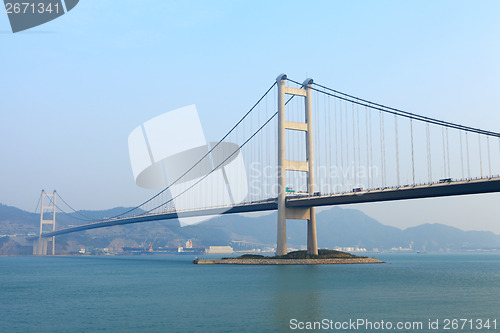 Image of Cable bridge in Hong Kong