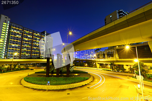 Image of Road junction with freeway