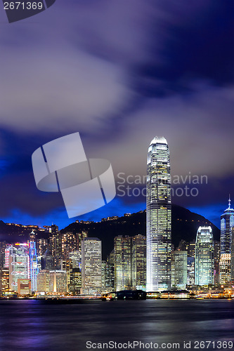 Image of Hong Kong at night