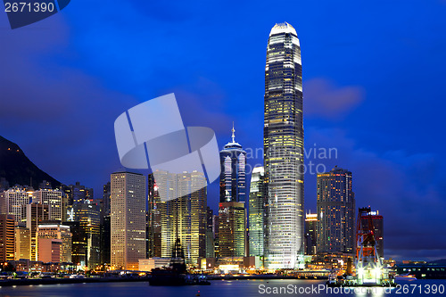 Image of Hong Kong at night
