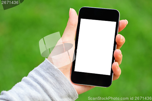 Image of Blank screen on mobile
