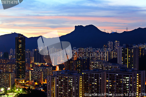 Image of Kowloon side in Hong Kong