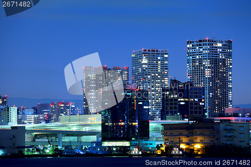 Image of Tokyo city at night