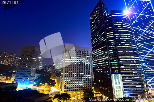 Image of Commercial district in Hong Kong