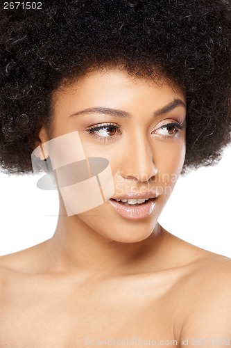 Image of Beautiful speculative African American woman